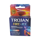 Trojan, Condoms, Fire & Ice, 3 ct (6 Pack)