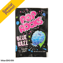 Pop Rocks, Popping Candy, Blue Razz, 0.33 oz (24 Pack)