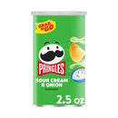 Pringles, Potato Chips, Sour Cream & Onion, 2.5 oz (12 Pack)