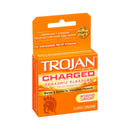 Trojan, Condoms, Charged, 3 ct (6 Pack)