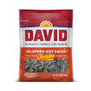 David Seeds, Sunflower Seeds, Jalapeno Hot Salsa, 5.25 oz (12 Pack)