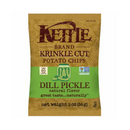 Kettle, Potato Chips, Krinkle Cut, Dill Pickle, 2 oz (6 Pack)