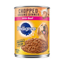Pedigree, Chopped Ground Dinner, Beef, 13.2 oz (12 Pack)