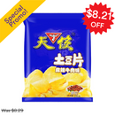 Angel, Potato Chips Spicy Beef, 108 g (6 Pack)