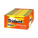 Trident, Pocket Pack, Tropical, 28 ct (6 Pack)