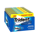 Trident, Pocket Pack, Original, 28 ct (6 Pack)