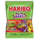 Haribo, Gummi Candy, Twin Snakes, 4 oz (12 Pack)