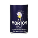Morton, Canister, Plain Salt, 26 oz (24 Pack)
