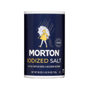 Morton, Canister, Iodized Salt, 26 oz (24 Pack)