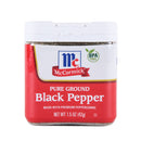McCormick, Pure Ground Black Pepper, 1.5 oz (12 Pack)