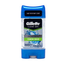 Gillette, Antiperspirant Clear Gel, Power Rush, 70 ml (6 Pack)