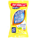 PowerHouse, Furniture Polish Wipes, 42 ct (16 Pack)