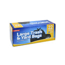 LA Value, Large Trash and Yard Bags With Twist Ties, Black, 33 Gallon, 22 ct (12 Pack)