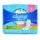 Always, Maxi Super Pads with Wings Size 2, 26 ct (6 Pack)