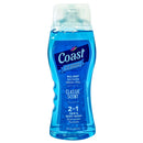 Coast, 2-in-1 Hair & Body Wash, Classic Scent, 18 oz (6 Pack)