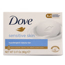 Dove, Bar Soap, Sensitive, 3.17 oz, 90 g (48 Pack)