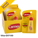 Carmex, Lip Balm, Tube Carded Original, 0.35 oz (12 Pack)