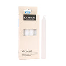 NuValu, 6 inch Candles, 4 ct (1 Pack)