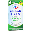 Clear Eyes, Maximum Itchy, Eye Relief Drops, 0.5 oz (6 Pack)