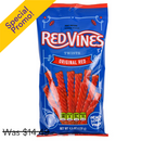 Red Vines, Twists, Original Red Licorice Candy, 4.5 oz (12 Pack)