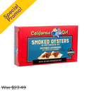 California Girl, Smoked Oysters, 3 oz (12 Pack)