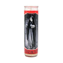 Veladora Religious Candle, Santa Muerte, Red (12 Pack)