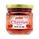 Polar, Maraschino Cherries, with Stems, 7 oz (12 Pack)