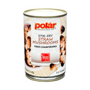 Polar, Canned Straw Mushrooms, 15 oz (12 Pack)