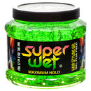 Super Wet, Hair Gel, Green, 35.3 oz, 1 kg (6 Pack)