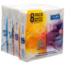 Lucky, Pocket Tissue, Silky Touch, 8 ct (24 Pack)