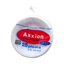Axxion, Foam Plate, 6", 25 ct (20 Pack)