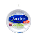Axxion, Foam Plate, Divided, 8 7/8", 22 ct (24 Pack)
