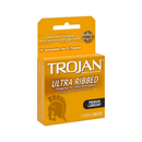 Trojan, Condoms, Ultra Ribbed, 3 ct (6 Pack)