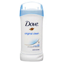 Dove, Anti-Perspirant Deodorant, Original Clean, 2.6 oz (12 Pack)