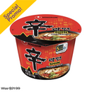 Nongshim, Big Bowl Spicy Shin Noodle Soup, 4 oz (12 Pack)