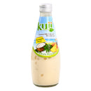Kuii, Coconut Milk Drink with Nata de Coco, Pineapple, 290 ml (12 Pack)