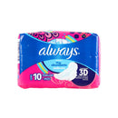 Always, Maxi Pads, Wings Protection, 10 ct (8 Pack)