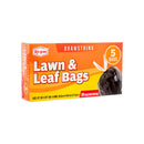 Ri-Pac, Trash Bag with Drawstring Lawn and Leaf Black 39 Gallon, 5 ct (24 Pack)