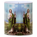 Religious San Judas Tin Coin Bank, 5" (48 Pack)