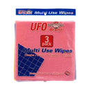 UFO, Wipe Multi Use, 3 Assorted Colors, 3 ct (36 Pack)