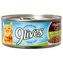 9 Lives, Wet Cat Food, Hearty Cuts With Real Chicken & Fish In Gravy, 5.5 oz (24 Pack)