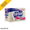 Virtue, Bathroom Tissue, Powder Fresh, 12 ct (4 Pack)
