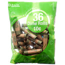 Bazic, Coin Wrappers, Dime, 36 ct (50 Pack)