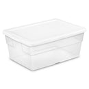 Sterilite, Storage Box with Lid, 16 qt (12 Pack)