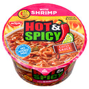 Nissin, Ramen Bowl, Hot & Spicy Shrimp, 3.32 oz (6 Pack)