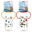 Baby Bottle w/ Handle & Print, 9 oz (12 Pack)