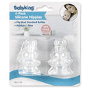 Baby King, Baby Silicone Nipple, 4 ct (12 Pack)
