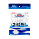 Imperial Plastics, Cutlery Combo Clear, Extra Heavy Duty, 36 ct (48 Pack)