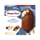 Haagen-Dazs, Ice Cream Bars, Vanilla Milk Chocolate, 3 ct (12 Pack)