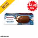 Haagen-Dazs, Vanilla Milk Chocolate Bars, 2 oz (12 Pack)